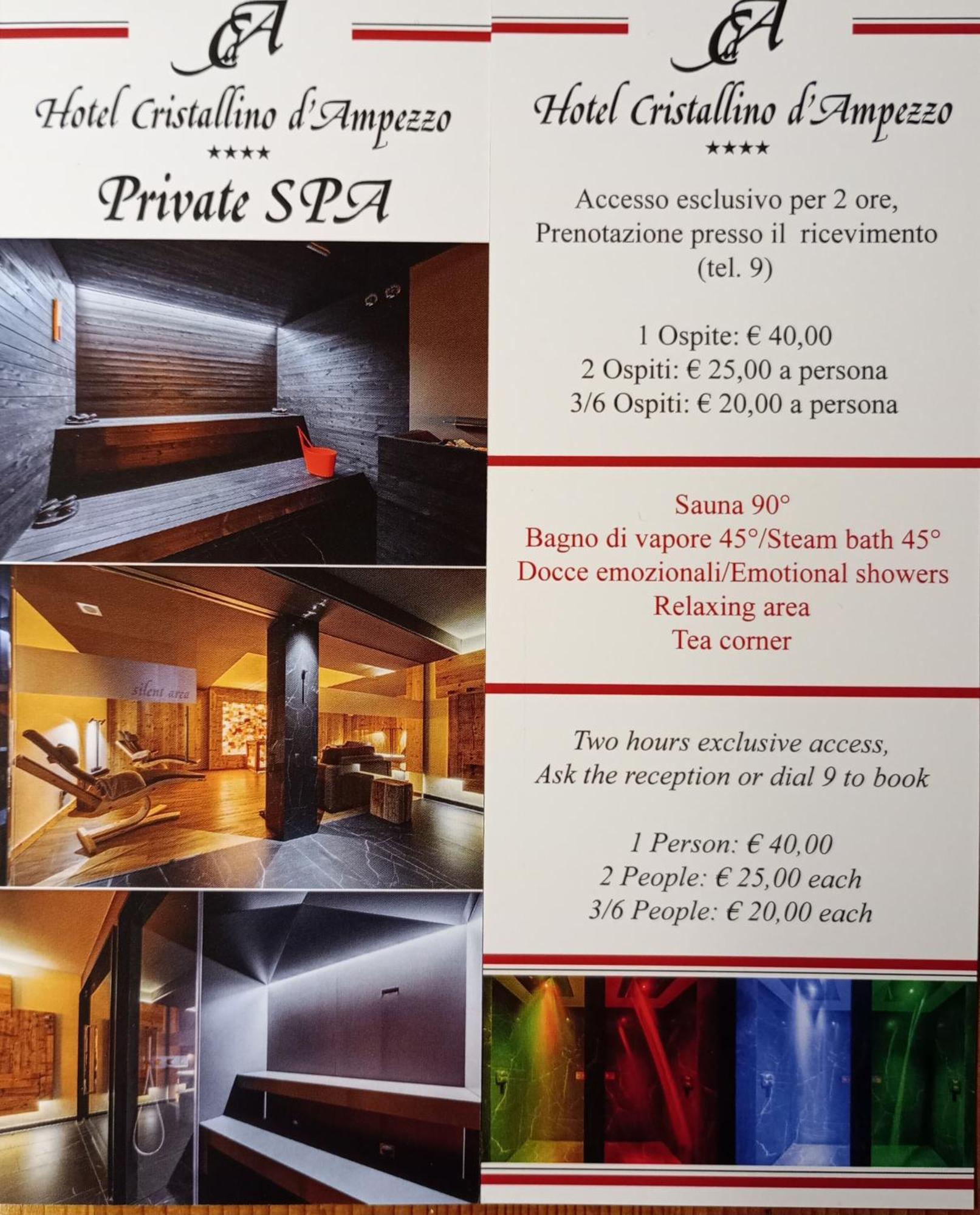 Hotel Cristallino d'Ampezzo Cortina dʼAmpezzo Esterno foto